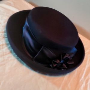 Amanda Smith 100% Wool Italian Fidora Hat